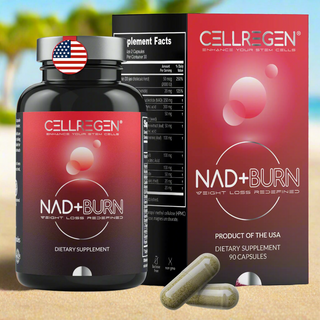NAD+BURN® 60 Capsules | Lose Weight, Burn Fat, Boost Energy & Enhance Anti-Aging Support Cellregen